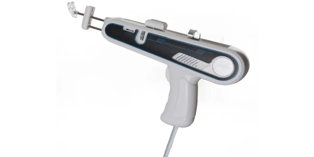 A mesotherapy gun on a white background