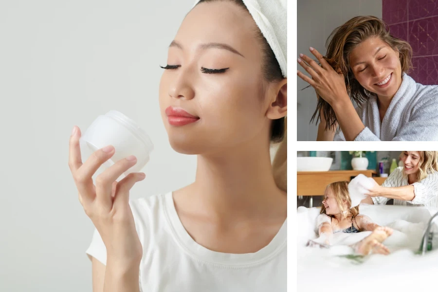 fragancias para el baño, el cuerpo, el cabello y el hogar