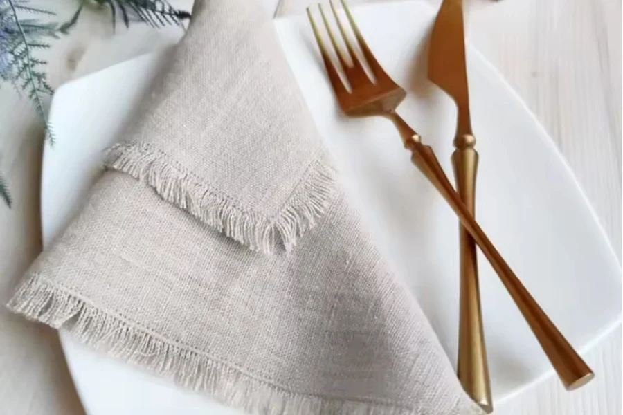 serviette en tissu