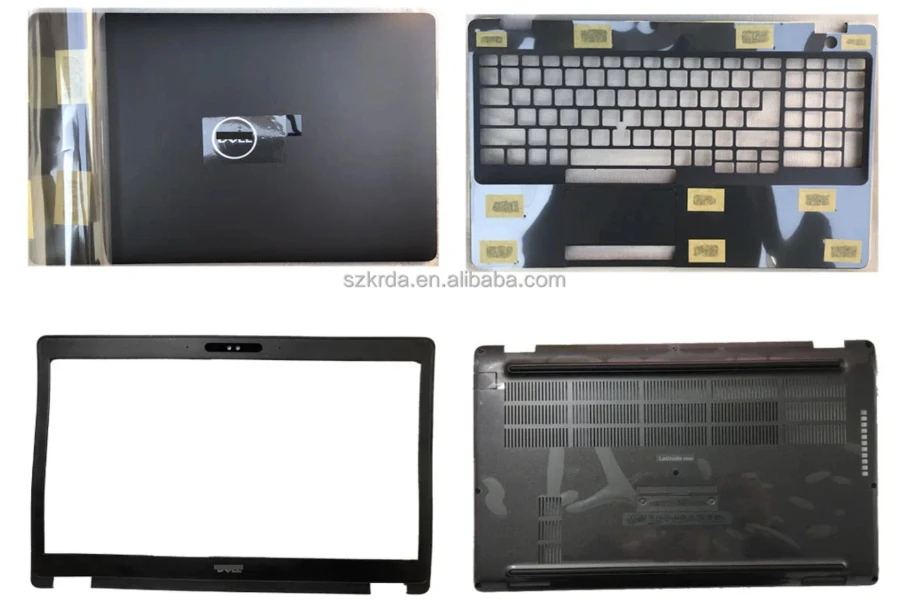 Different parts of a laptop