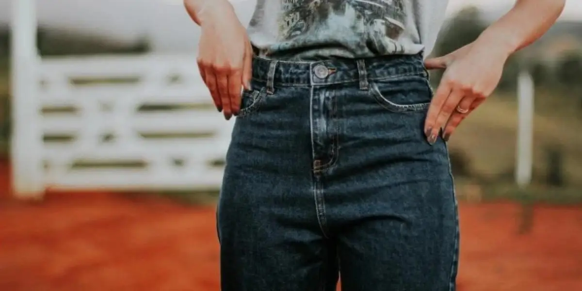Calças Jeans Femininas Casuais Folgadas Com Corte De Bota [u