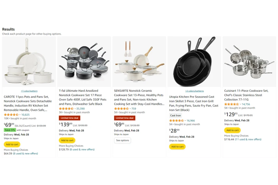 hottest selling cookware sets