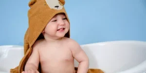 kids' bath towel
