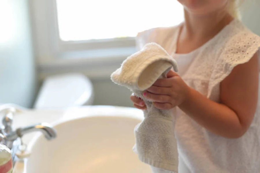 toalla de baño para niños