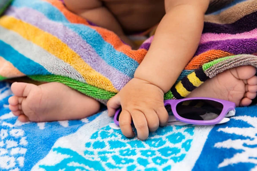 kids' bath towel