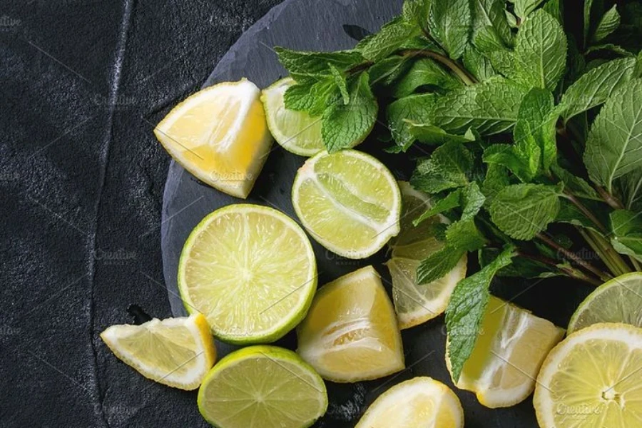 citron et menthe