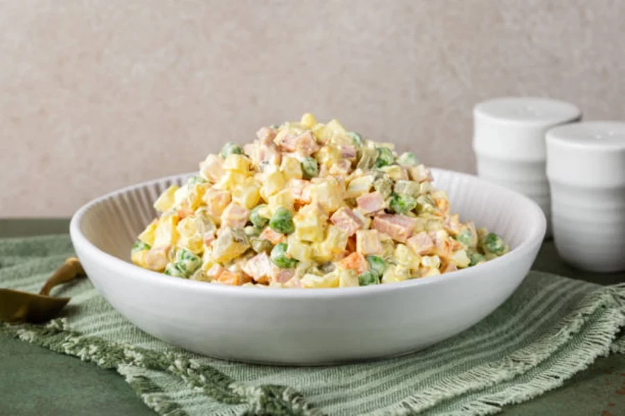 Contenedores de almuerzo para ensaladas para llevar, ensaladeras