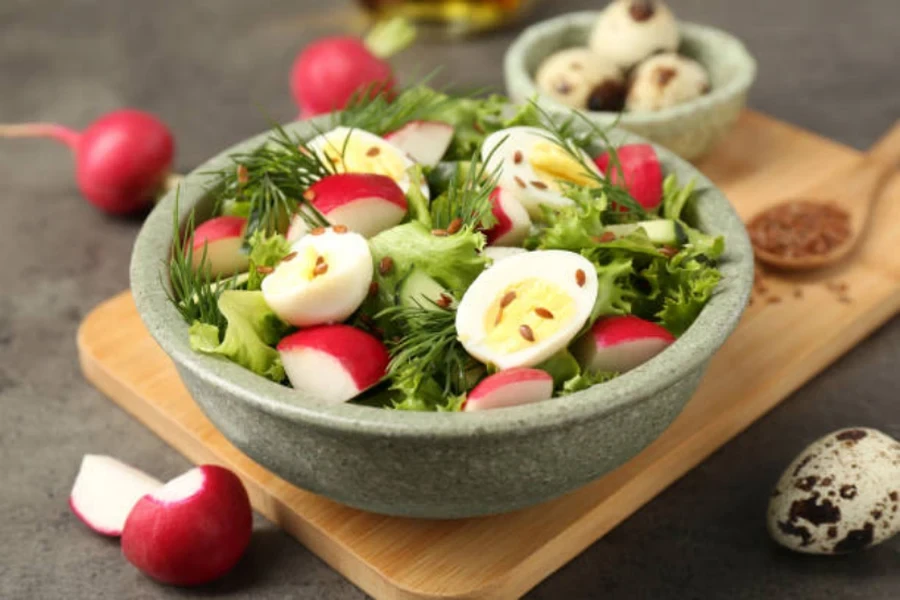 Contenedores de almuerzo para ensaladas para llevar, ensaladeras