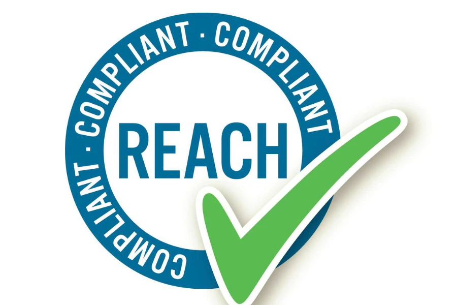 The logo of the REACH European certification