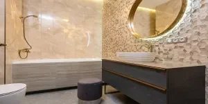 turn to these 4 bathroom vanity light fixture trends