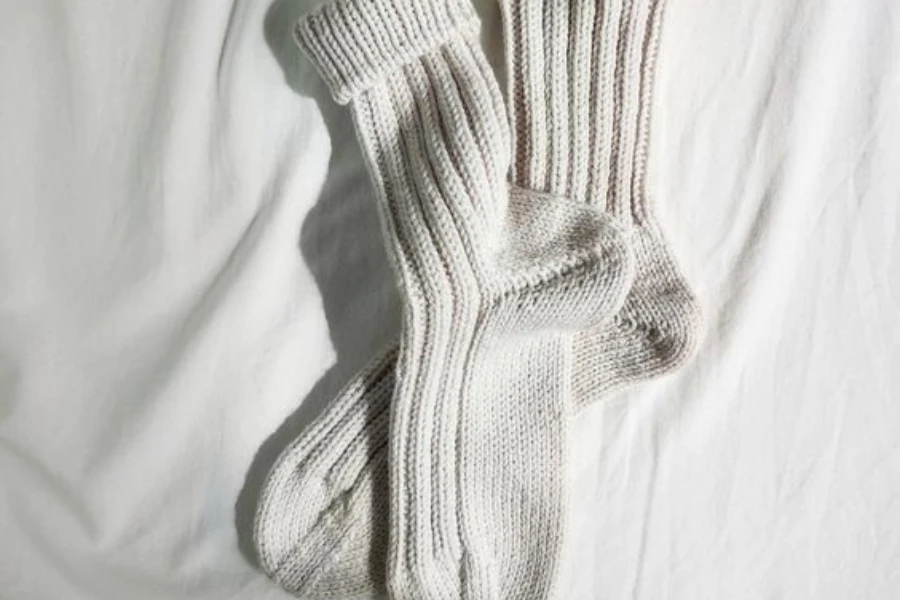 meias de lã
