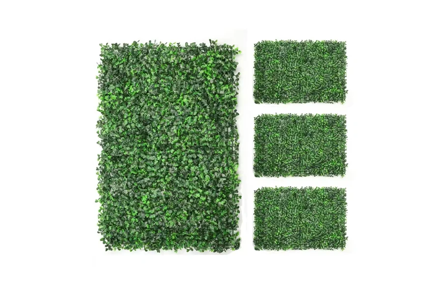 Panneau d'herbe verte PE 3D pour une confidentialité améliorée