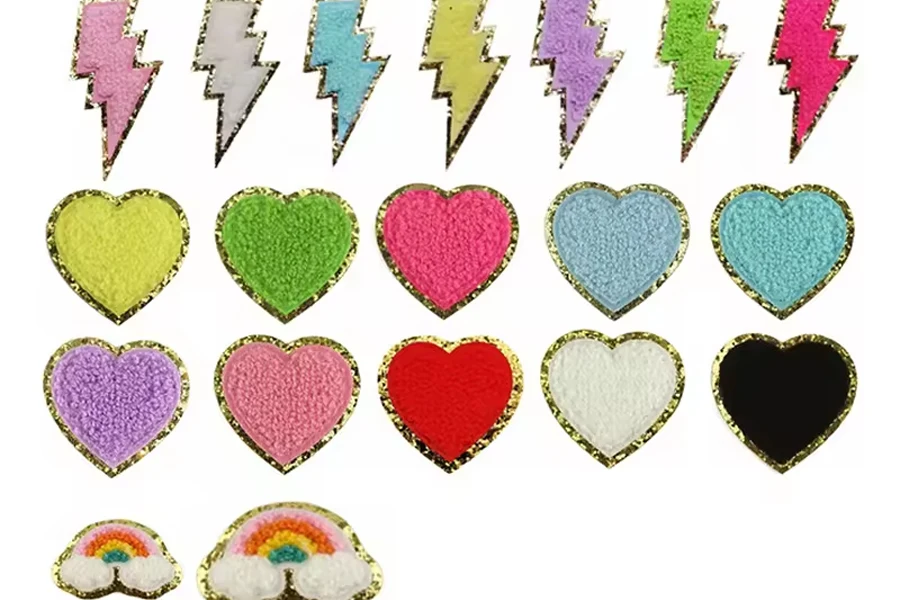 5. Embroidery Iron-On or Self-Adhesive Chenille Patches