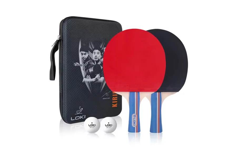 9. Raket Tenis Meja Profesional K2024 Desain Baru LOKI Ping Pong 3000