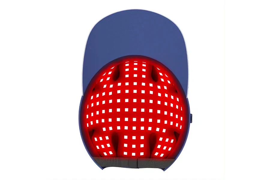 9. Cappello a luce rossa vicino all'infrarosso con timer e funzione pulsata di YOULUMI