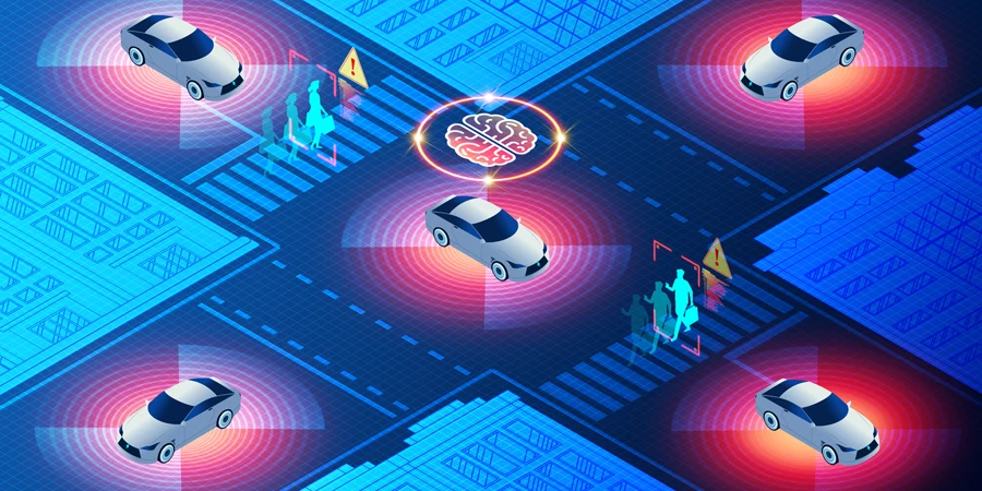 ИИ применяется к беспилотным или автономным транспортным средствам