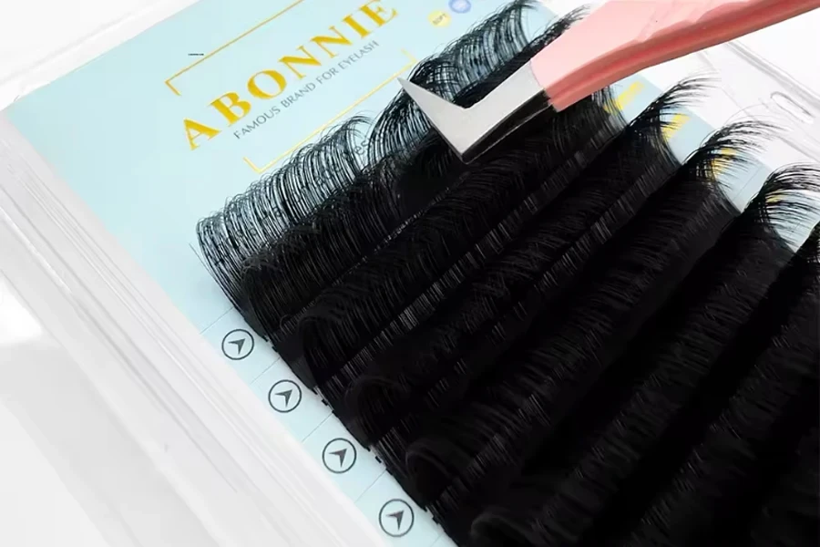 Extensions de cils Abonnie foncé mat