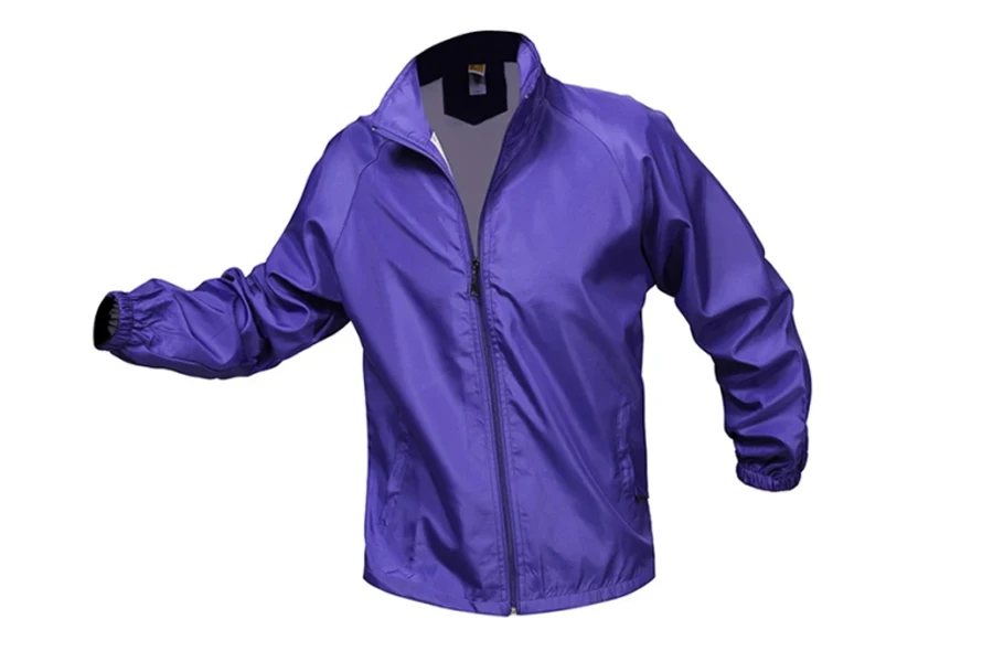 Advertising New Design Windbreaker Customized Long Sleeve Zipper Up Windbreaker Jackets