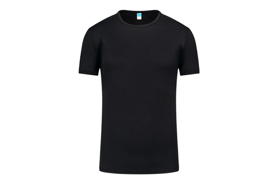 Boş O-Boyun Erkek %100 Pamuk Tişört Baskı Özel Logolu Tişört