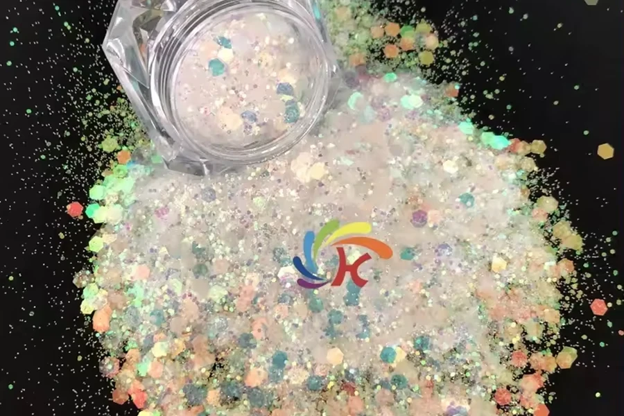 Glitter iridescenti sfusi Un elemento essenziale per la creazione festosa