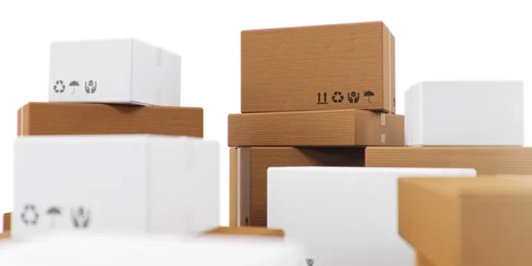 Cardboard boxes for the delivery of goods