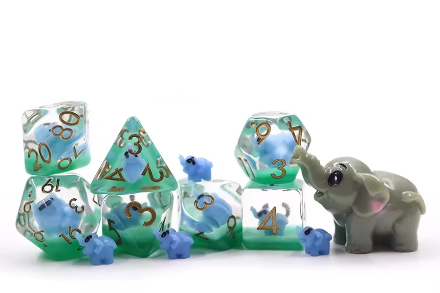 Custom Animal Inclusion Dice Set Unleash Your Wild Side in DND