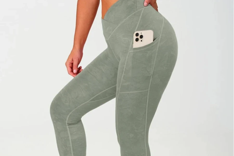 Leggings de yoga serrés de sport de vêtements de fitness avec logo personnalisé