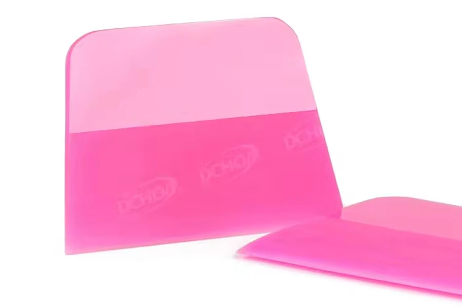 DCHOA Pink Soft Rubber Trapezoid Ppf Squeegee