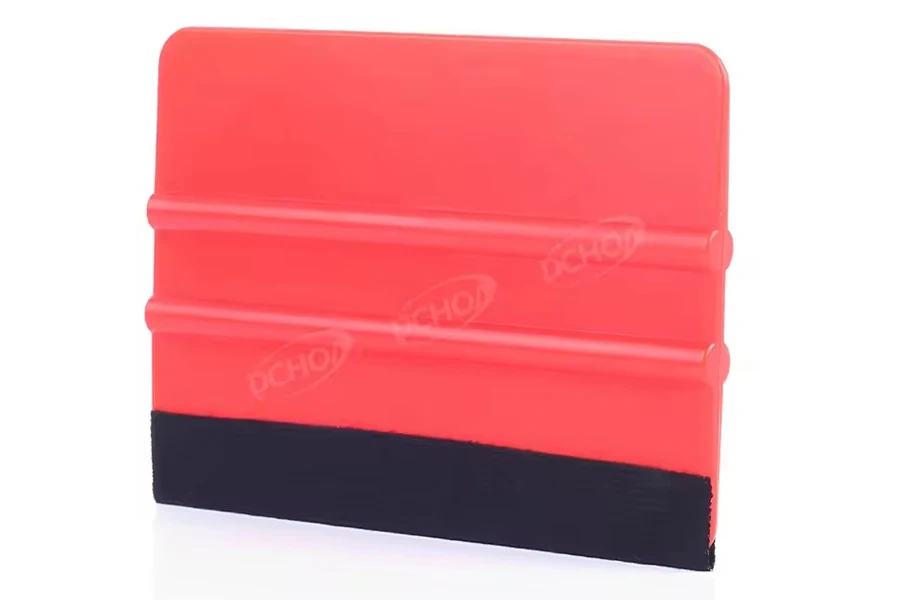 DCHOA Plastic Vinyl Squeegee with Felt Edge for Window Tint and Decal Application