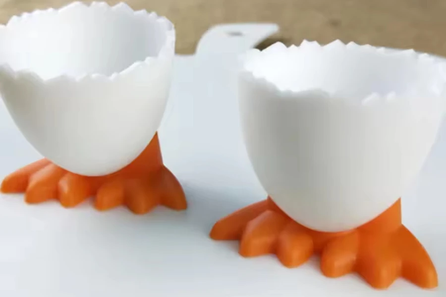 Portavasos creativo lindo para huevos de Pascua