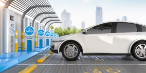 EV車または電気自動車の充電バッテリー