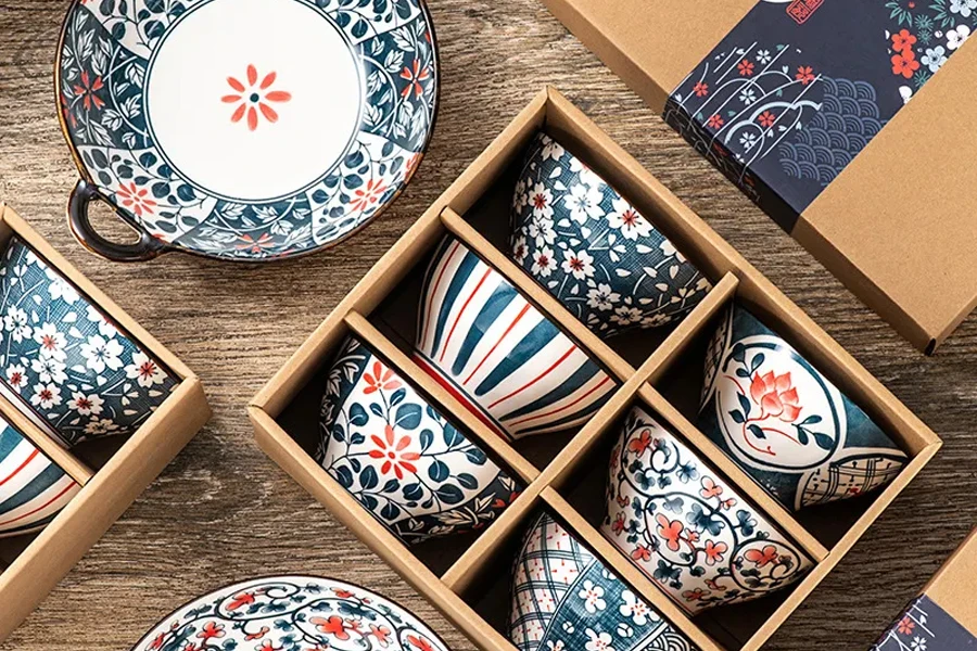 Floral-designed tableware is among the most favored types