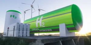 Instalación de producción de energía renovable de hidrógeno verde