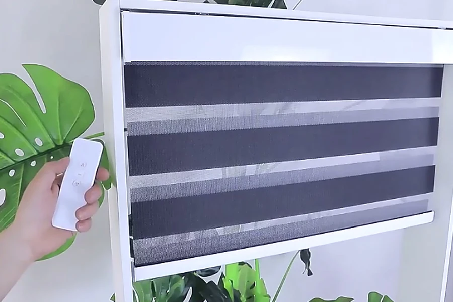 High-Quality Smart Rechargeable Zebra Blinds