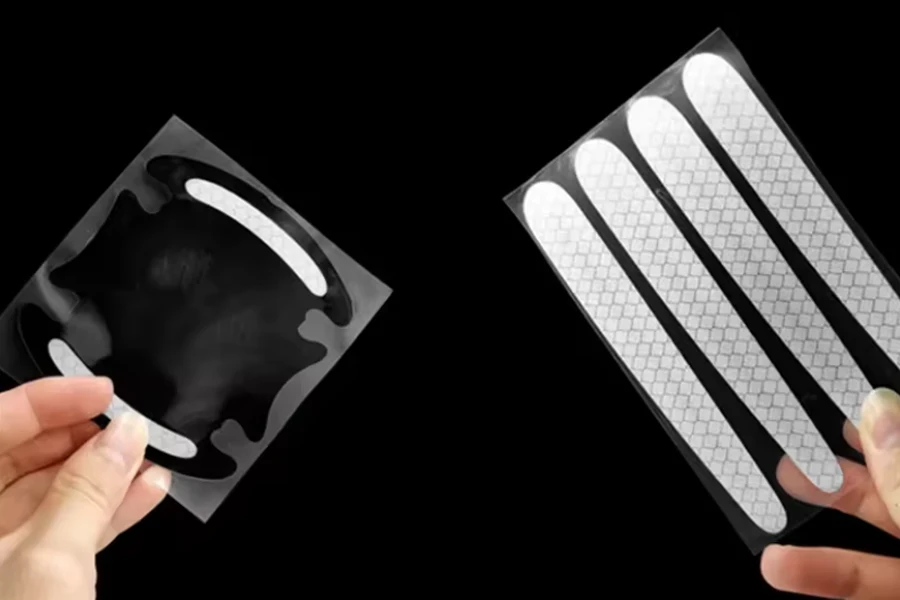 Adhesivos reflectantes KLNT para tiradores y cuencos de puertas de coche