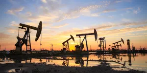 Oil field site