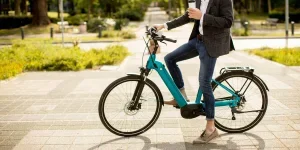 On the e-bike