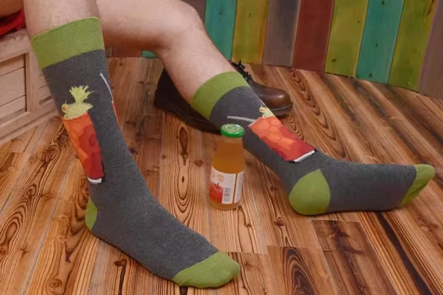 Quentin Yüksek Kaliteli Renkli Moda Erkek Çorapları