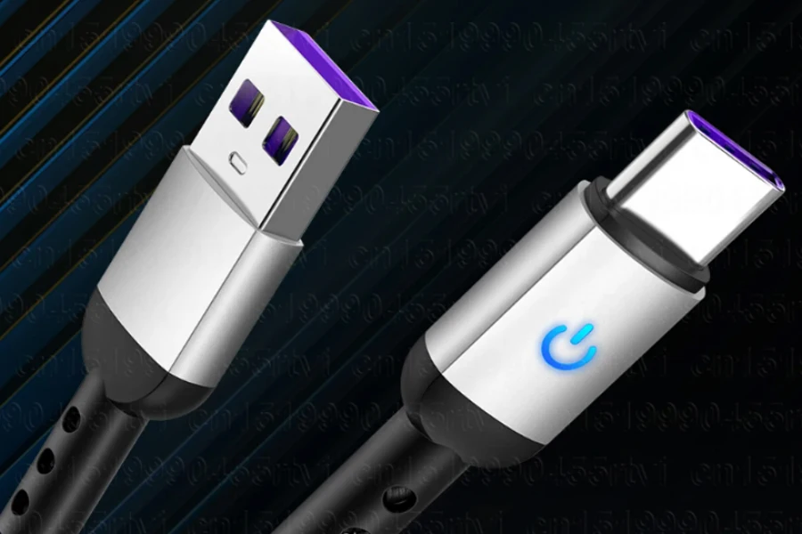 Gerçek 3A Naylon Örgü Alüminyum Alaşımlı Orijinal USB'den Tip C'ye Hızlı Şarj Veri Kabloları