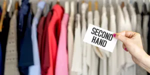 Second hand clothing shop