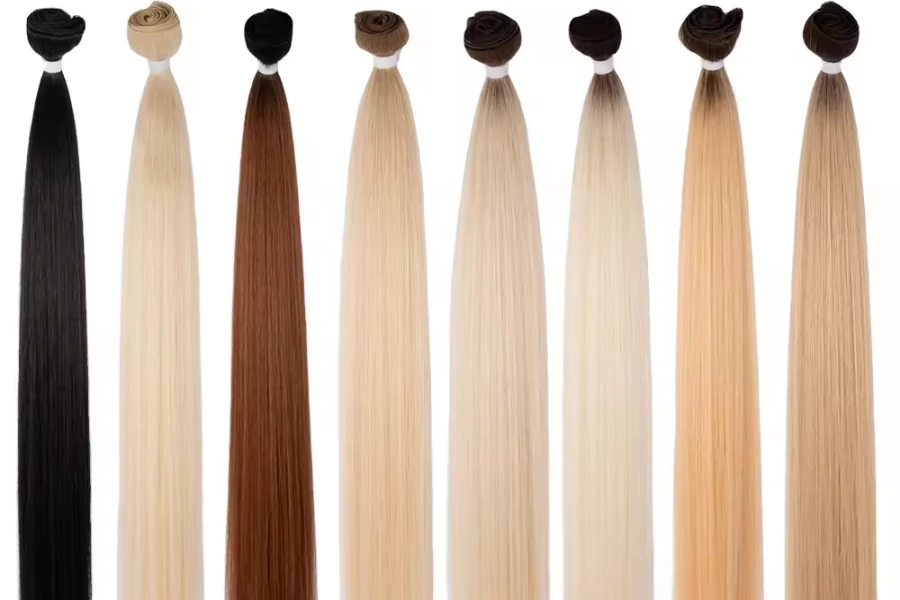 Sleek Synthetic Hair Bundles The Feel of Brazilian Human Hair