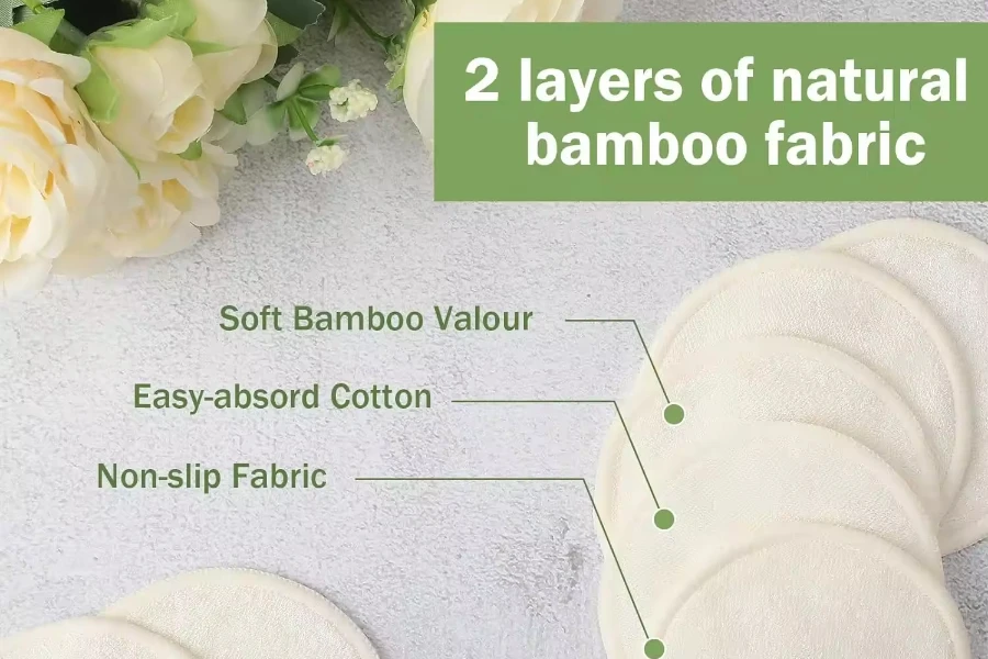 Персонализируемые бамбуковые махровые подушечки для снятия макияжа So-Purrrdy