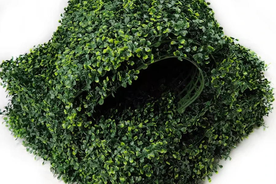 Sun-Protected Artificial Boxwood Panels