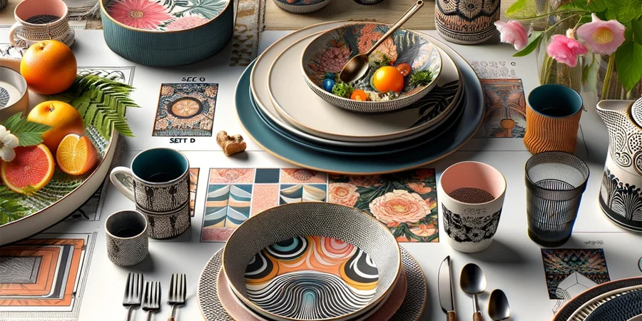Дизайн посуды может существенно повлиять на атмосферу столовой.
