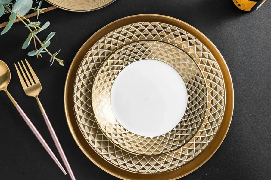 Tableware with traditional motifs are reimagined for the modern consumers