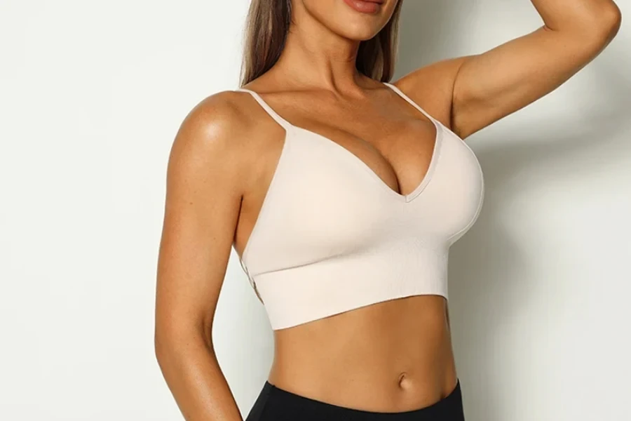 XW-LH05 Reggiseno sportivo per yoga, palestra, abbigliamento sportivo senza cuciture