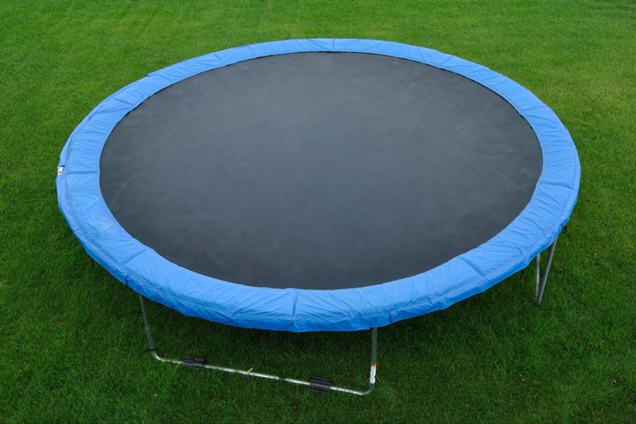 un trampoline rond