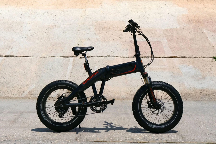 an electric folding bike