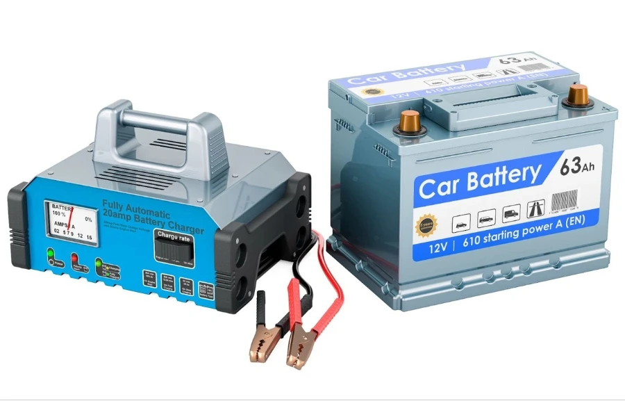 Baterai dan pengisi daya untuk kendaraan listrik