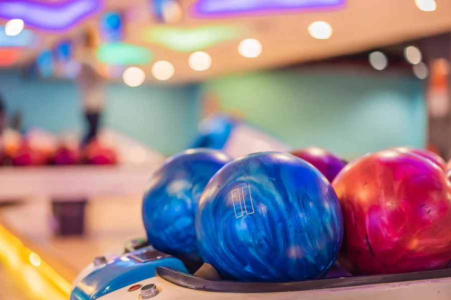 colorful bowling ball